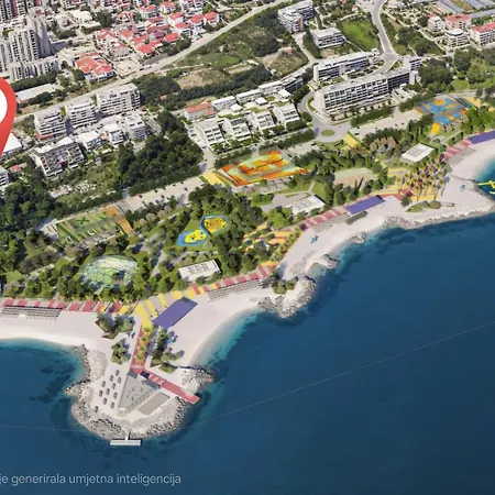 Marivi - Luxury Above The Znjan 公寓 *