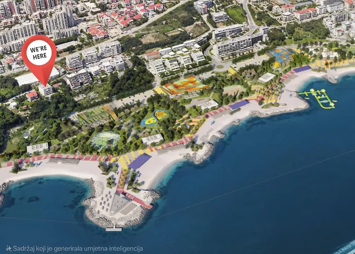 Marivi - Luxury Above The Znjan 公寓 *