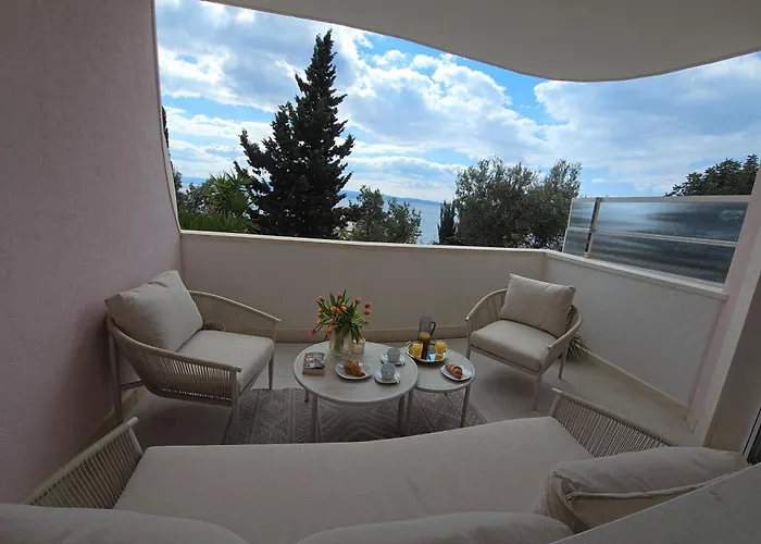 公寓 Marivi - Luxury Above The Znjan *